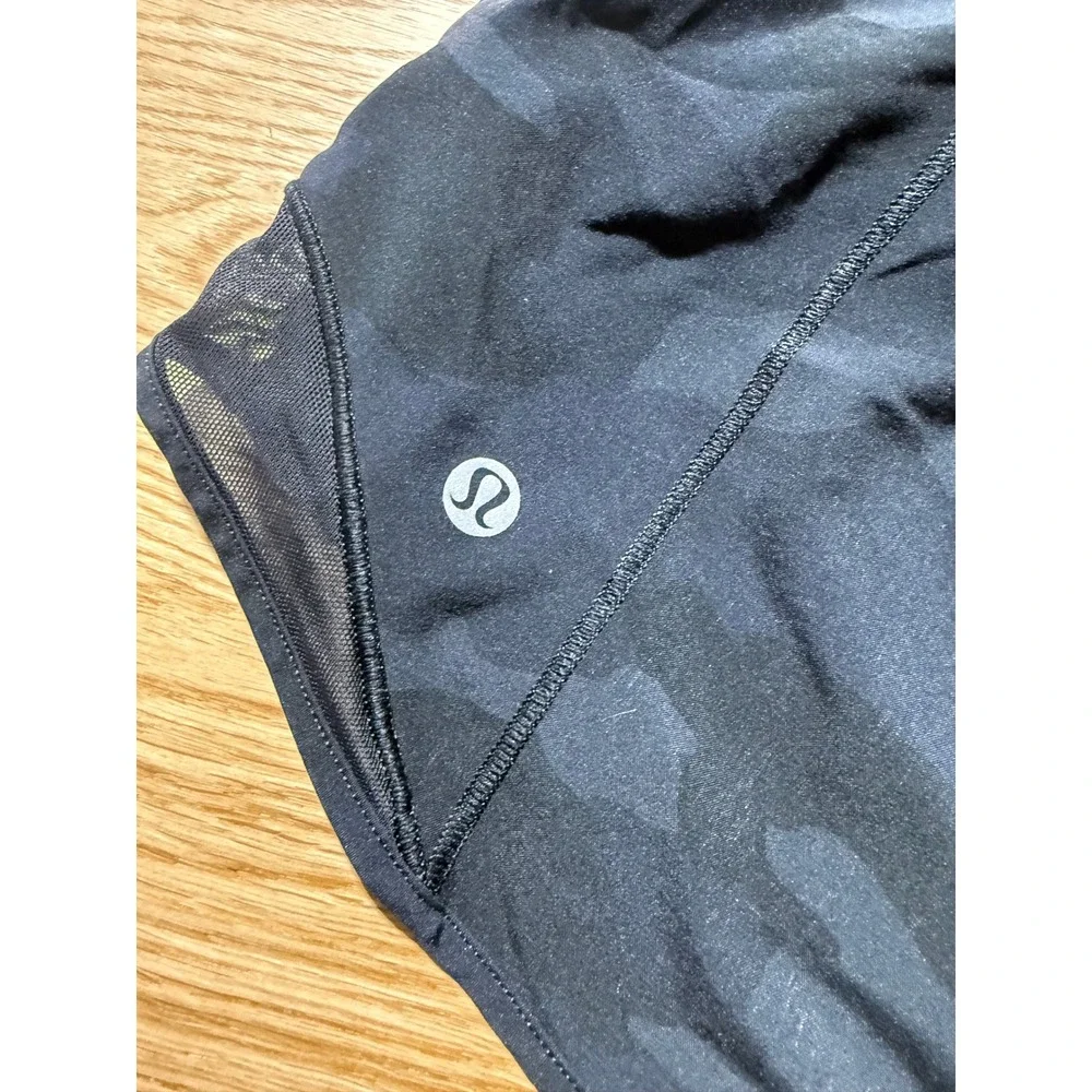 lululemon athletica Black Camo Tracker Shorts